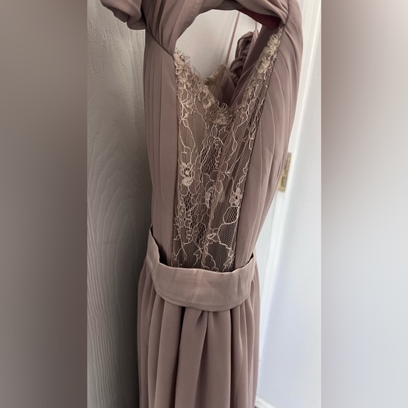 Formal Maxi Dress Spaghetti Strapped & Off the Shoulder Size 4 - Picture 8 of 14